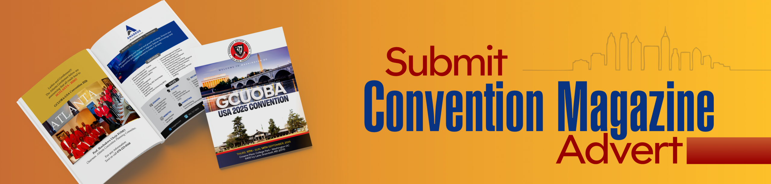 Convention magazine advert